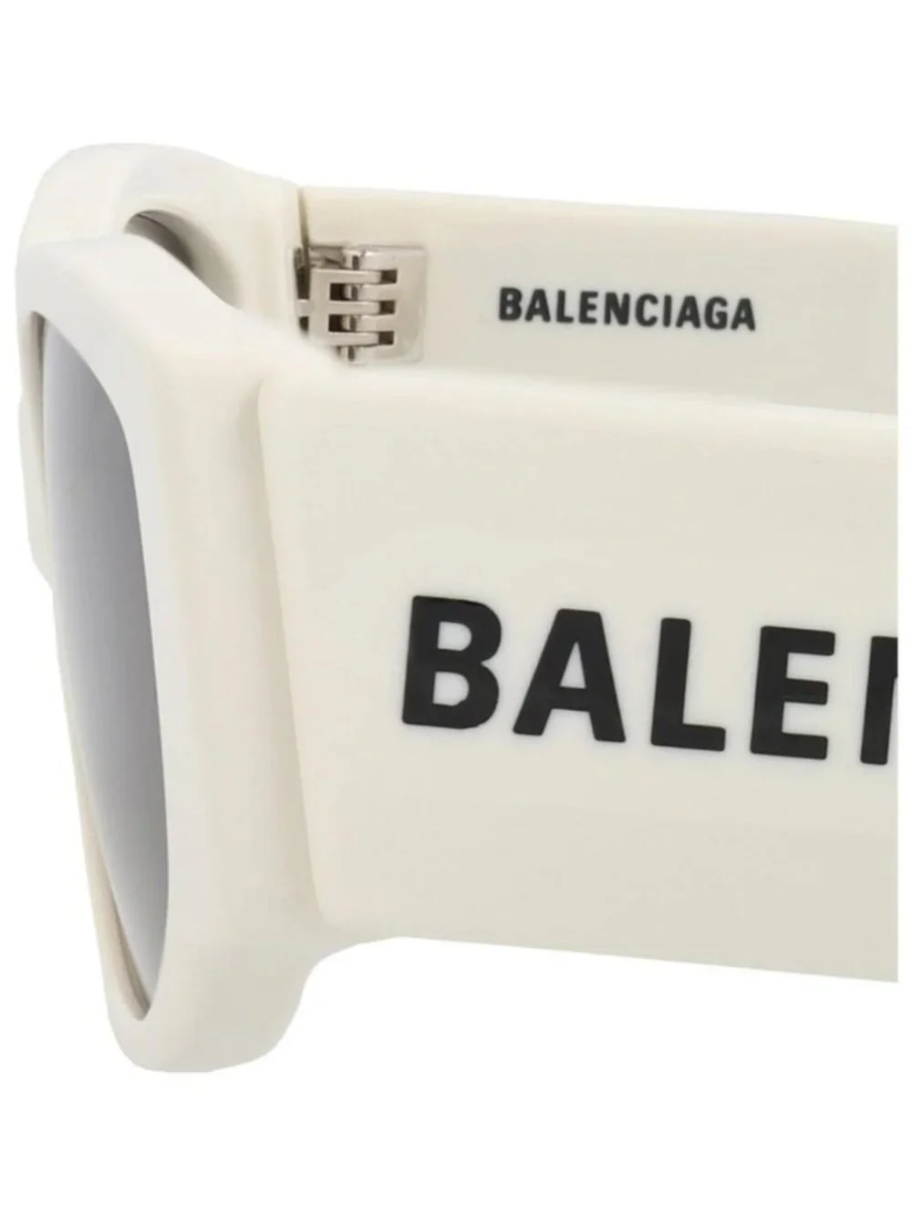 New Balenciaga Womens Cat Eye White White Grey Fashion Designer Sunglasses